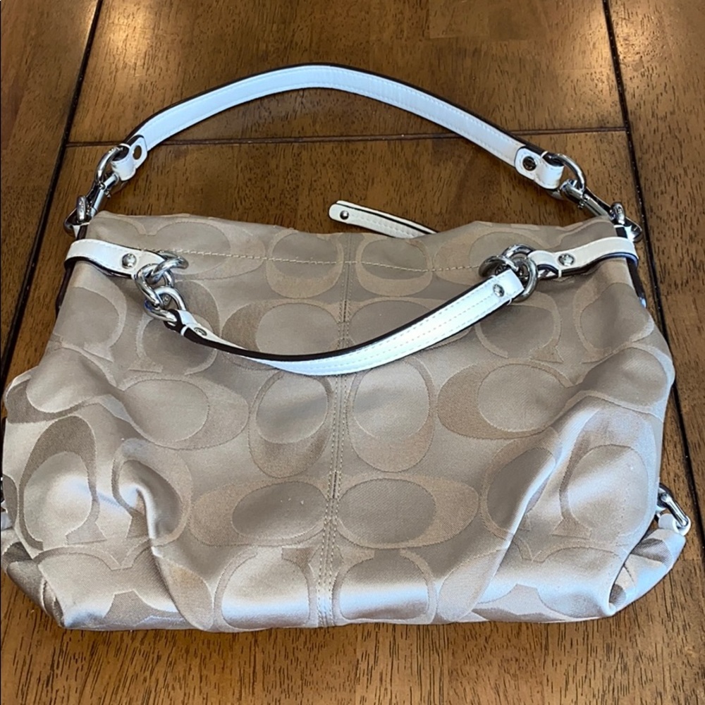 Tan Coach Purse